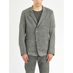DAUB Men's Textured Blazer Men GREY Outerwear